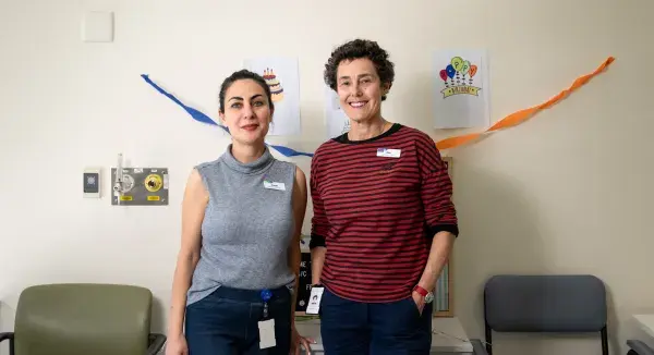 Gazel and Kim from the BeWell program