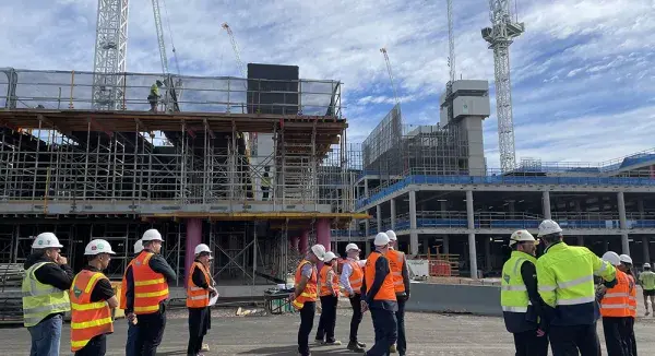 Melton Hospital construction site 