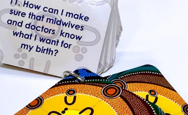 Card set for Aboriginal mothers