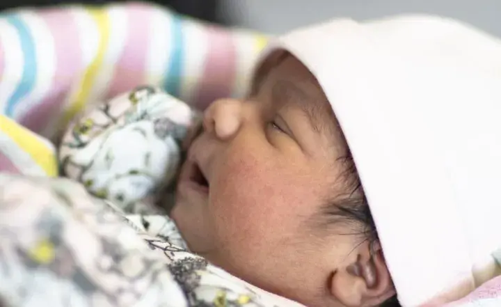 Newborn baby sleeping 