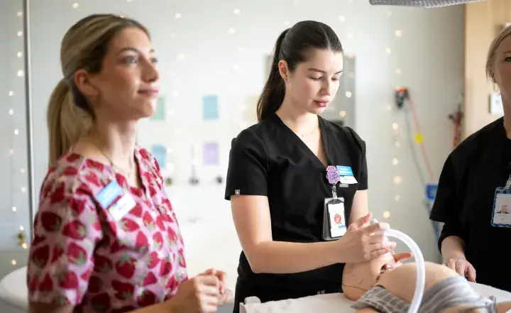Western Health staff in training