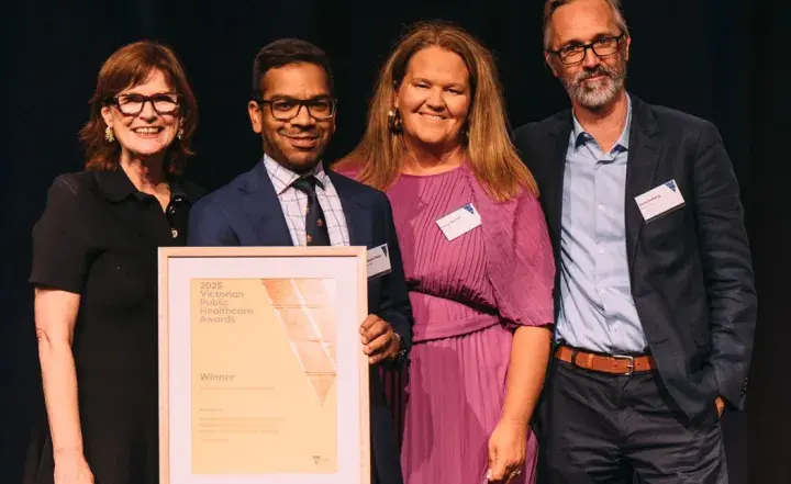 The Western Health team received the award for Excellence in Women's Health