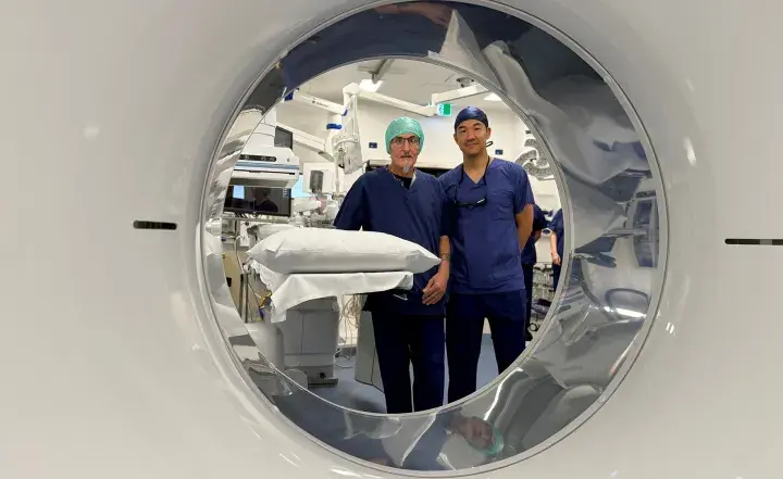 Werner Kalin and Dr Aaron Ow
