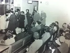 1957 outpatients waiting room