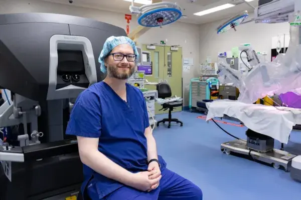 Robotic surgery staff person 2
