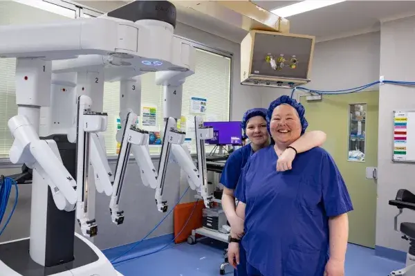 Robotic surgery staff persons