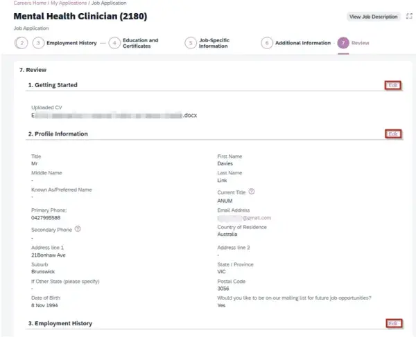 Step 19 Review and scroll through your information and confirm it is all correct